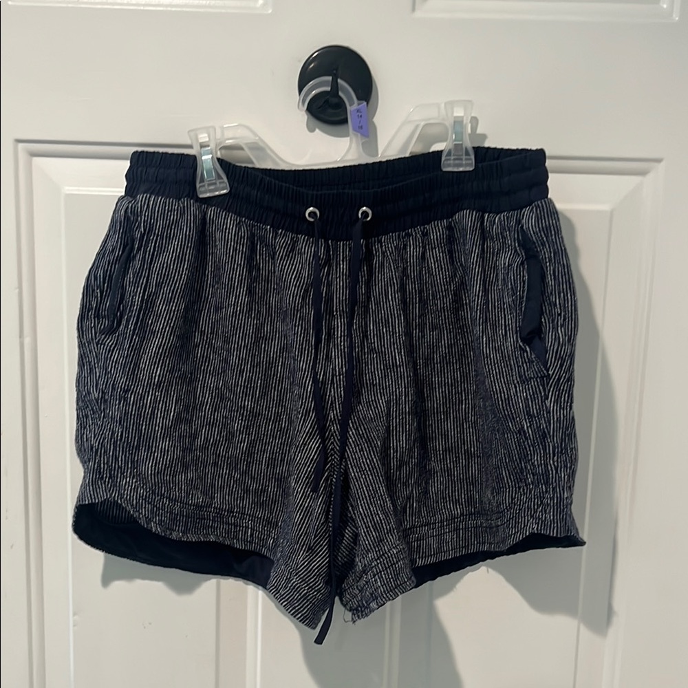 Liz Claiborne Navy Striped Shorts